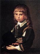CODDE, Pieter Portrait of a Child dfg oil on canvas